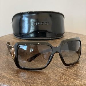 Authentic Black Gucci Sunglasses